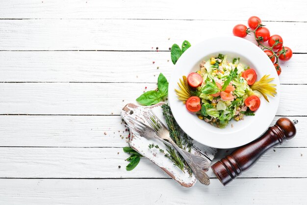 Świeże danie na stole